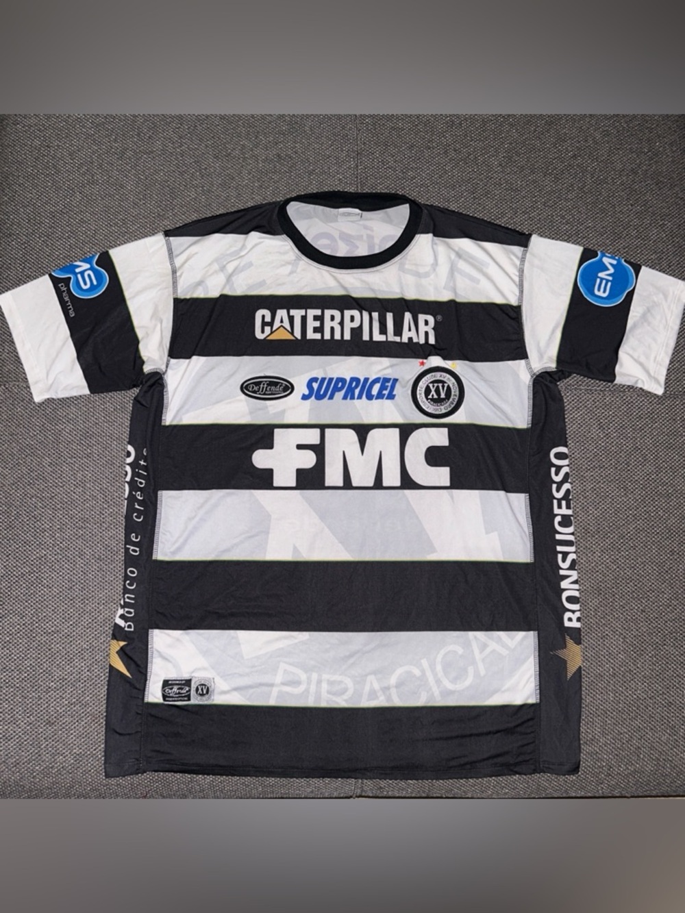 Rare Piracicaba Caterpillar 2019/2020 home Futbol soccer jersey size 2XL